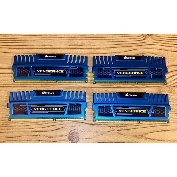 4 Corsair 8GB (2X4GB) PC3-12800 DDR3 1600MHz DIMM Memory RAM CMZ8GX3M2A1600C9B - Picture 1 of 2